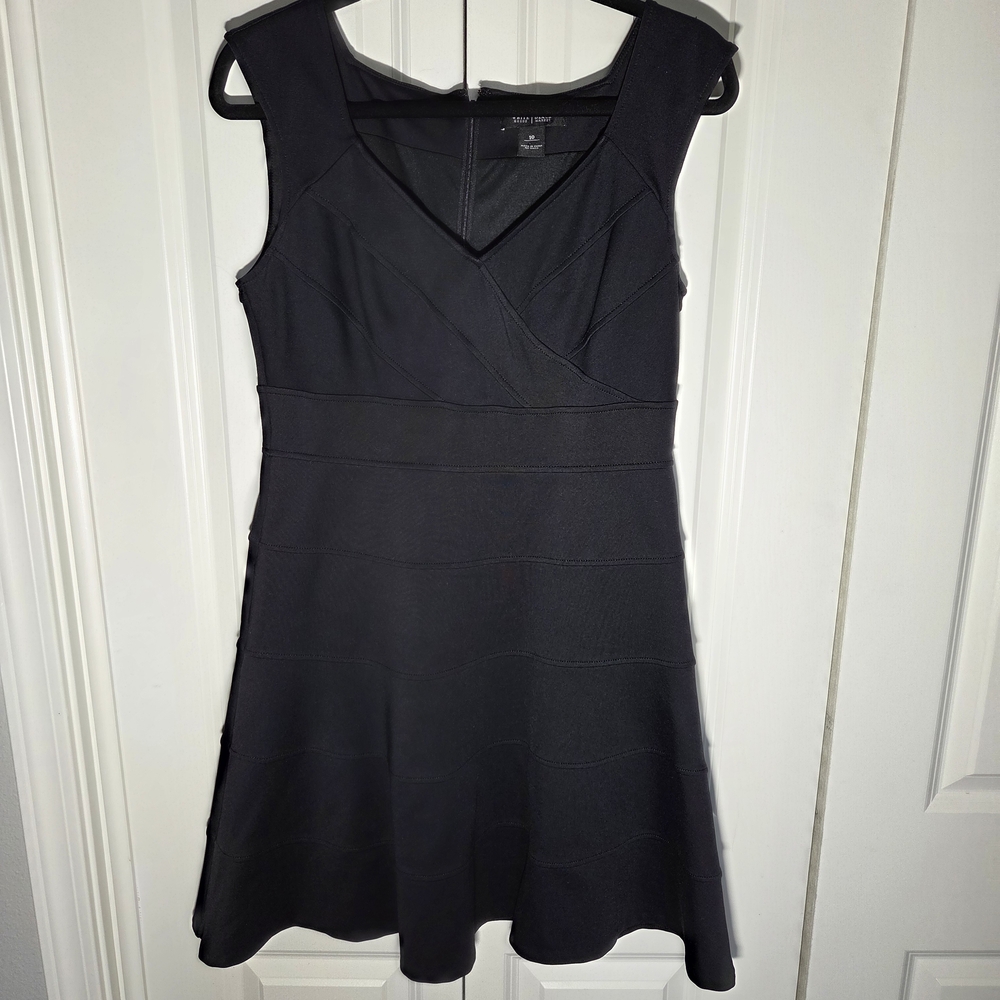 White House Black Market Black Mini Dress